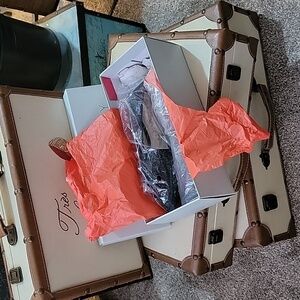 Sz 7 Glitter pointed toe Flats